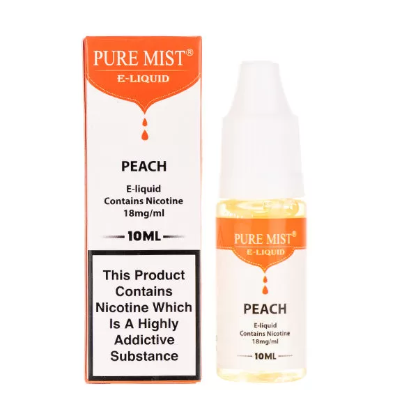 Peach E-Liquid by Pure Mist - 18mg