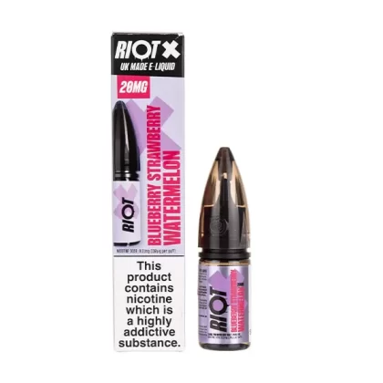 Blueberry Strawberry Watermelon Nic Salt E-Liquid by Riot X - 5mg