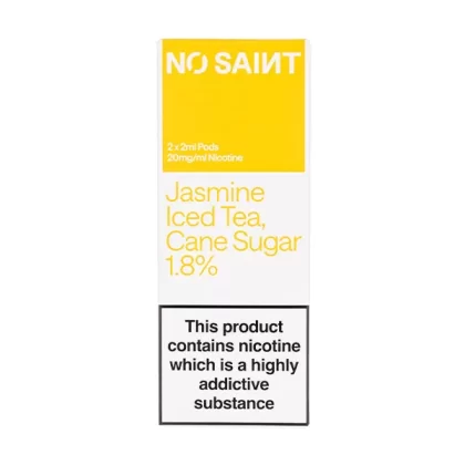 Jasmine Iced Tea Cane Sugar Prefilled Pods by No Saint