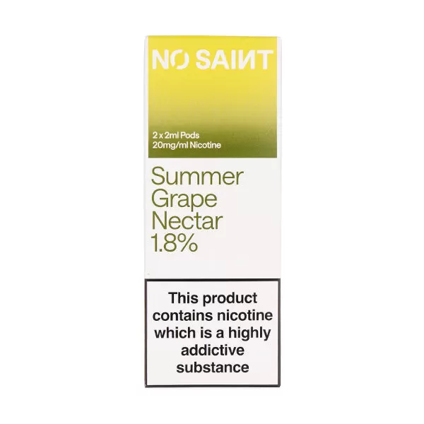 Summer Grape Nectar Prefilled Pods by No Saint