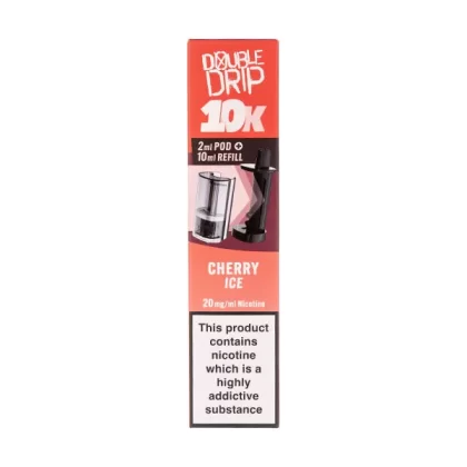 Cherry Ice 10k Prefilled Pod + Refill by Double Drip
