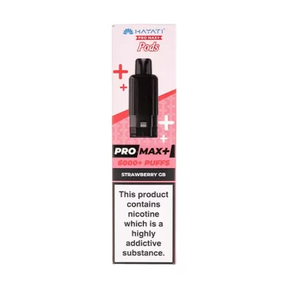 Strawberry GB Pro Max Plus Prefilled Pod + Refill by Hayati