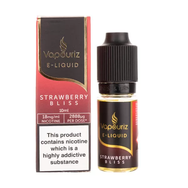 Strawberry Bliss E-Liquid by Vapouriz Premium - 18mg