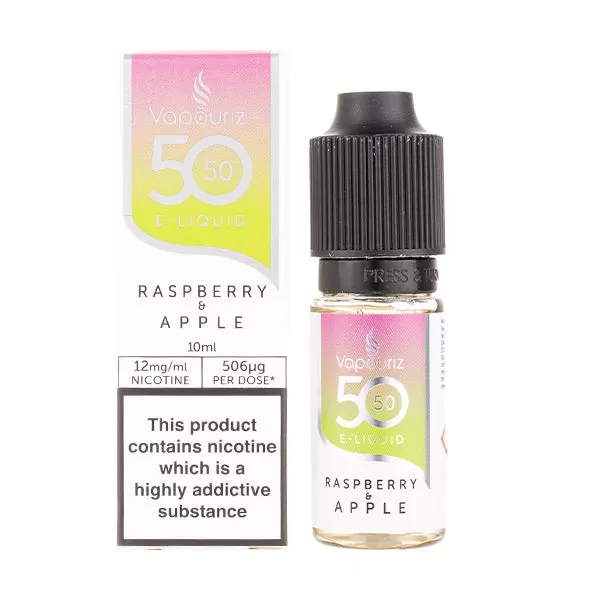 Raspberry Apple 50/50 E-Liquid by Vapouriz - 6mg