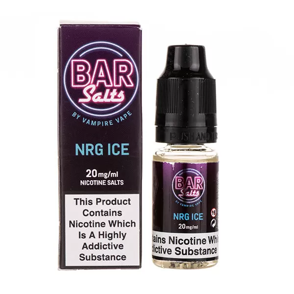 NRG Ice Nic Salt E-Liquid by Vampire Vape Bar Salts - 10mg