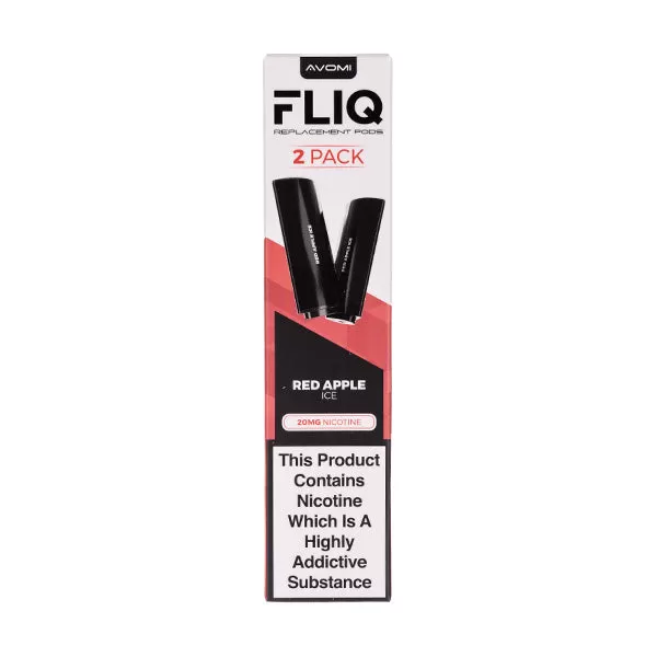 Red Apple Ice FLIQ Prefilled Pods by Avomi