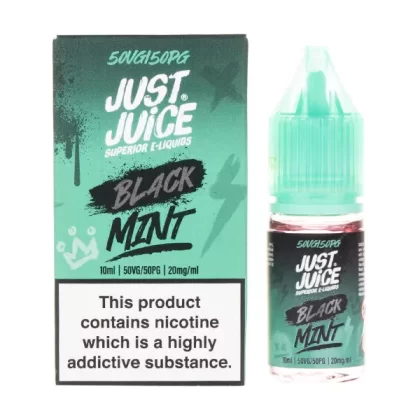Black Mint Nic Salt E-Liquid by Just Juice - 10mg