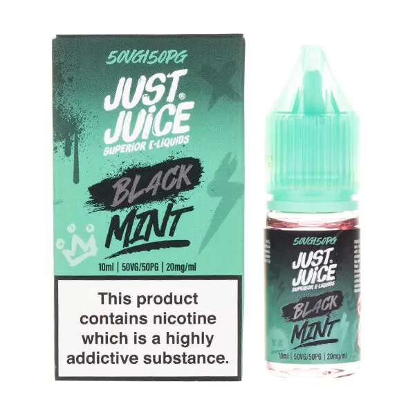 Black Mint Nic Salt E-Liquid by Just Juice - 10mg
