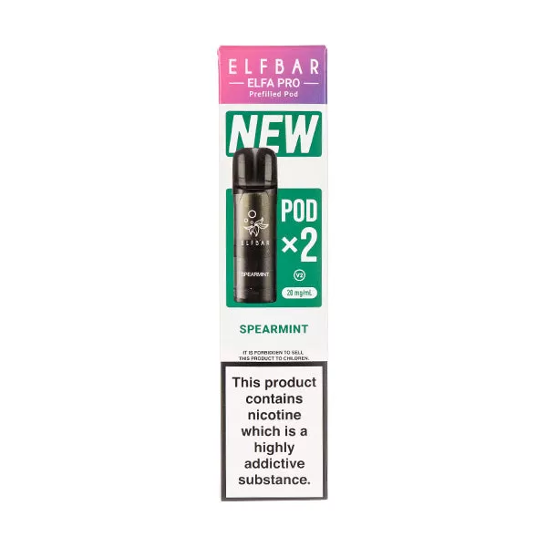 Spearmint Elfa Pro V2 Prefilled Pods by Elf Bar