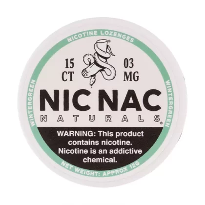 Wintergreen Nicotine Lozenges by Nic Nac Naturals - 3mg