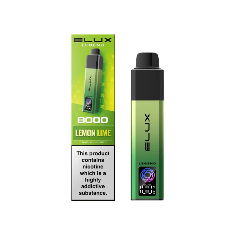 Elux Legend 8000 Prefilled Pod Kit Lemon Lime - 20mg