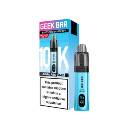 Geek Bar Hagimi Pro Max 10K Prefilled Pod Kit Blue Sour Raspberry - 20mg