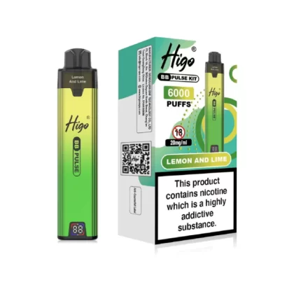 Higo BB Pulse 6000 Prefilled Pod Kit Lemon And Lime - 20mg