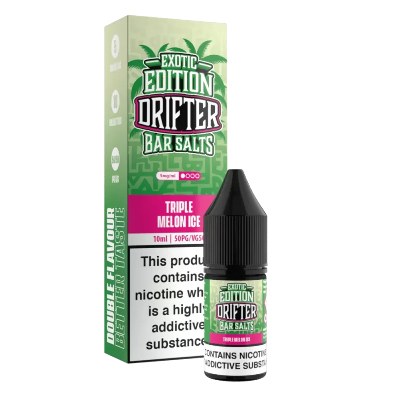Drifter Bar Salts Exotic Edition Triple Melon Ice Nic Salt - 10mg