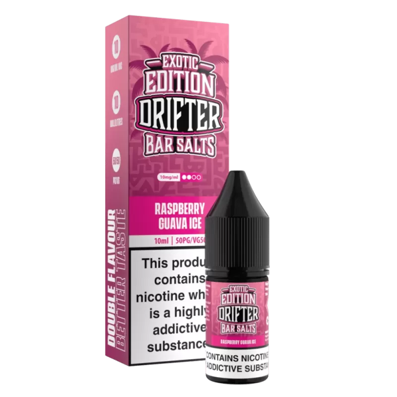 Drifter Bar Salts Exotic Edition Raspberry Guava Ice Nic Salt - 20mg