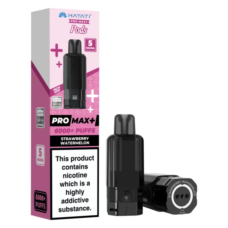 Hayati Pro Max Plus 6000 Prefilled Pod 5mg Strawberry Watermelon - 5mg