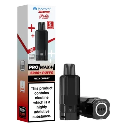 Hayati Pro Max Plus 6000 Prefilled Pod 5mg Fizzy Cherry - 5mg