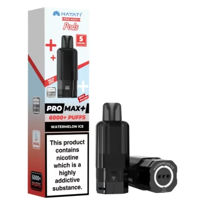 Hayati Pro Max Plus 6000 Prefilled Pod 5mg Watermelon Ice - 5mg