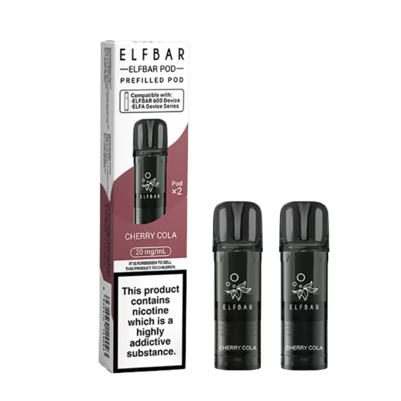 Elf Bar 600 Prefilled Pod Cherry Cola - 20mg