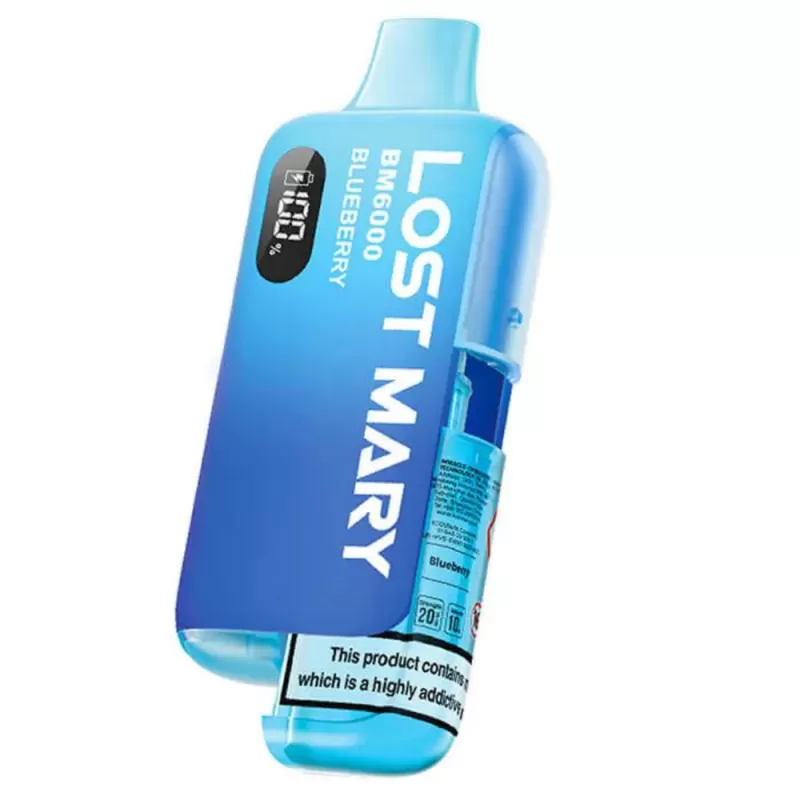 Lost Mary BM6000 Zero Nicotine Prefilled Pod Kit Blueberry - 0mg