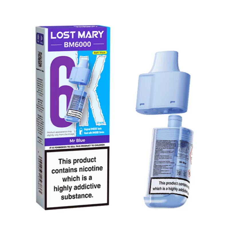 Lost Mary BM6000 Prefilled Pod Mr Blue - 20mg