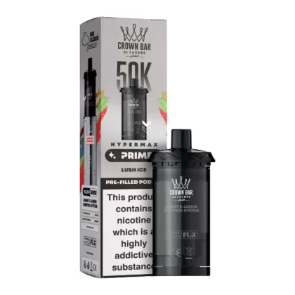 Al Fakher Hypermax Prime 50K Prefilled Pods Lush Ice - 20mg
