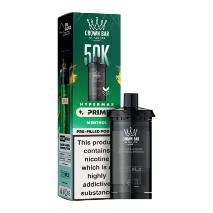 Al Fakher Hypermax Prime 50K Prefilled Pods Spearmint - 20mg
