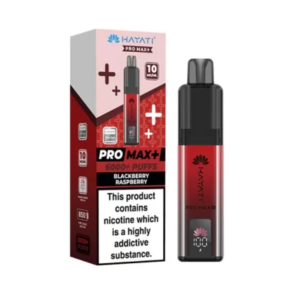 Hayati Pro Max Plus 6000 Puffs 10mg Blackberry Raspberry - 10mg