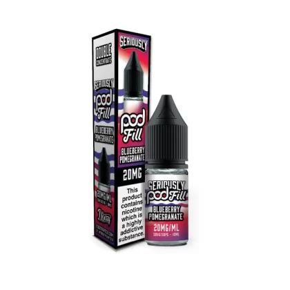 Blueberry Pomegranate Nic Salt E-Liquid by Seriously Pod Fill - 20 mg - High Strength