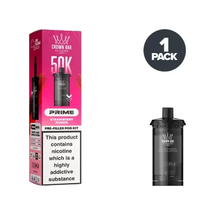 Strawberry Punch Al Fakher Hypermax Prime 50K Refill Pack