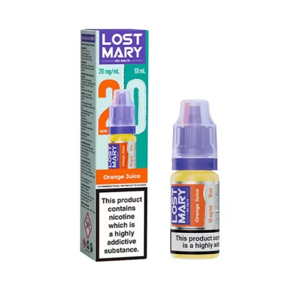 Orange Juice Nic Salt E-Liquid by Lost Mary - 5mg - Low Strength