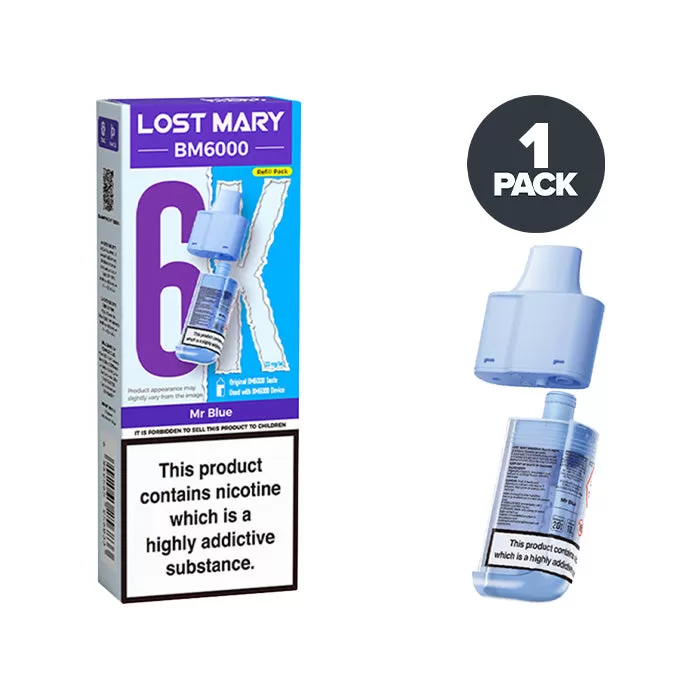 Mr Blue Lost Mary BM6000 Refill Pack