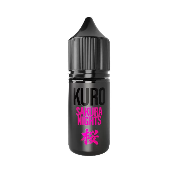 Sakura Nights 10ml Nic Salt E-Liquid by Kuro - 10 mg - Medium Strength