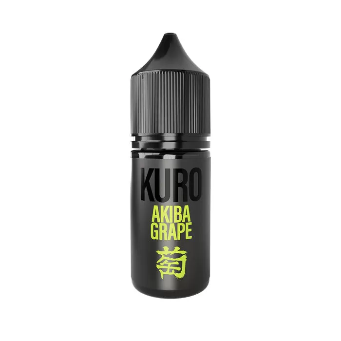 Akiba Grape 10ml Nic Salt E-Liquid by Kuro - 5 mg - Low Strength