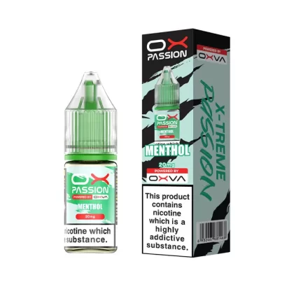 Menthol 10ml Nic Salt E-Liquid by OXVA Ox Passion - 10mg - Medium Strength