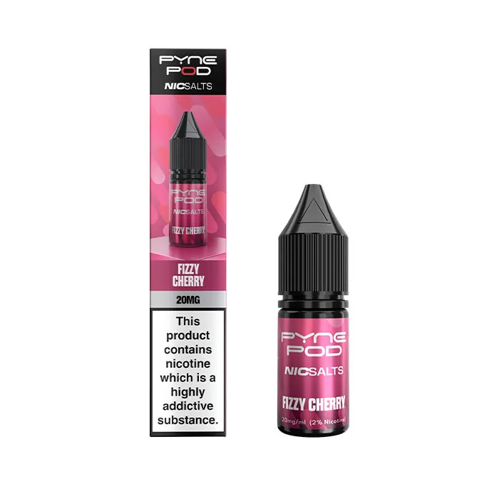 Fizzy Cherry Nic Salt E-Liquid by Pyne Pod - 5 mg - Low Strength