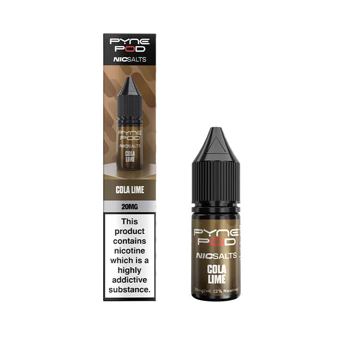 Cola Lime Nic Salt E-Liquid by Pyne Pod - 5 mg - Low Strength