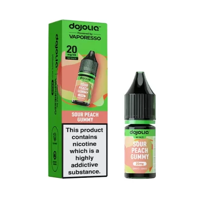 Sour Peach Gummy Nic Salt by Vaporesso Dojoliq - 20 mg - High Strength