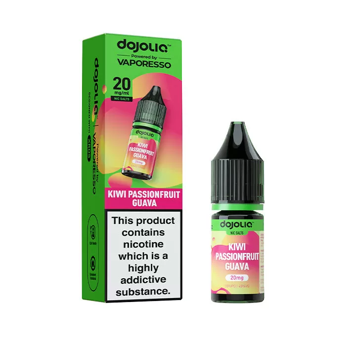 Kiwi Passionfruit Guava Nic Salt by Vaporesso Dojoliq - 10 mg - Medium Strength