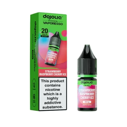 Strawberry Raspberry Cherry Ice Nic Salt by Vaporesso Dojoliq - 10 mg - Medium Strength