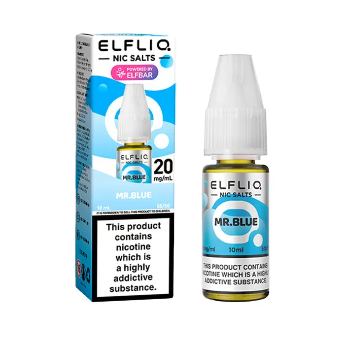 ELFLIQ Mr Blue 10ml Nicotine Salt E-Liquid - 5 mg - Low Strength