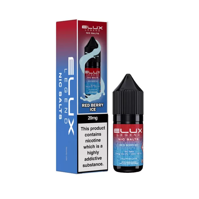 Red Berry Ice 10ml Nic Salt by Elux Legend - 20 mg - High Strength