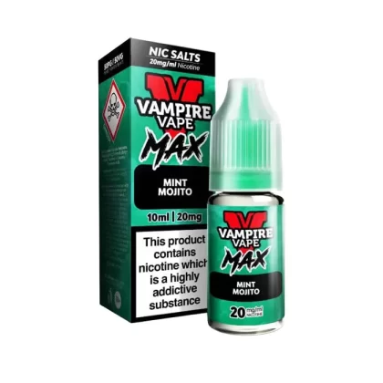 Mint Mojito Nic Salt E-Liquid by Vampire Vape Max - 10 mg - Medium Strength