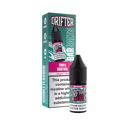 Triple Menthol Nic Salt E-Liquid by Drifter Bar - 20 mg - High Strength