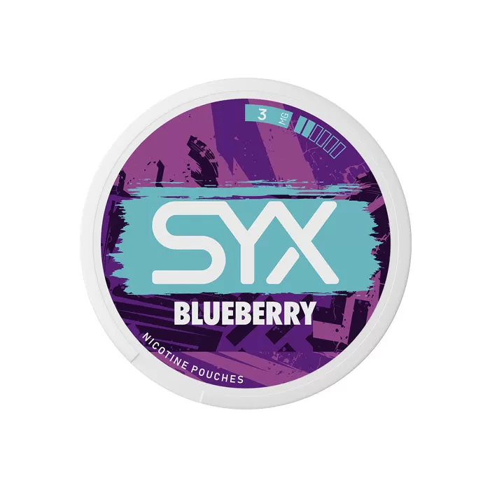 Blueberry SYX Nicotine Pouches - 12mg