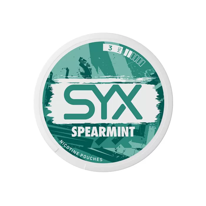 Spearmint SYX Nicotine Pouches - 12mg