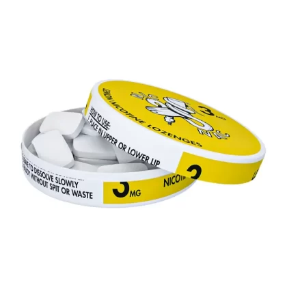 Nic Nac Lemon Nicotine Lozenges - 15 per can - 6 mg