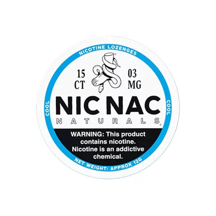Nic Nac Cool Nicotine Lozenges - 3 mg - Low Strength - Image 2