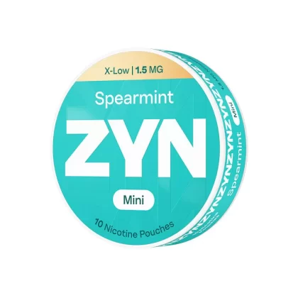 ZYN Spearmint Mini X-Low Nicotine Pouches (10 Pouch Can)