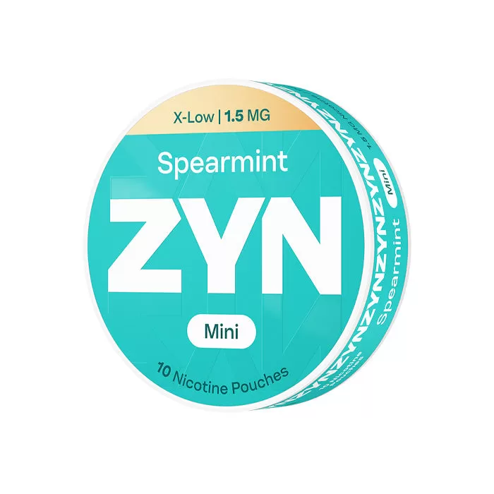 ZYN Spearmint Mini X-Low Nicotine Pouches (10 Pouch Can)